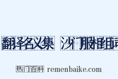 翻译名义集·沙门服相组词是什么意思的图片